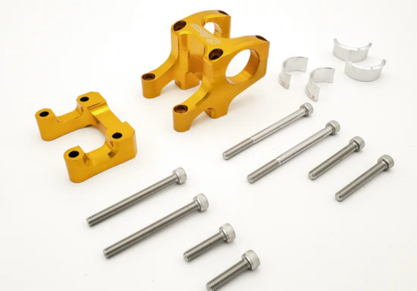 Warp 9 Bar Mount Gold