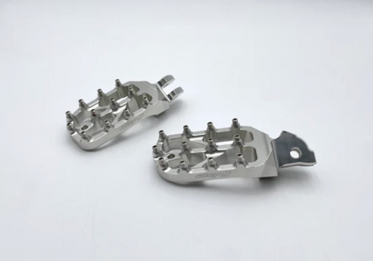 Warp 9 Elite Foot Pegs Silver