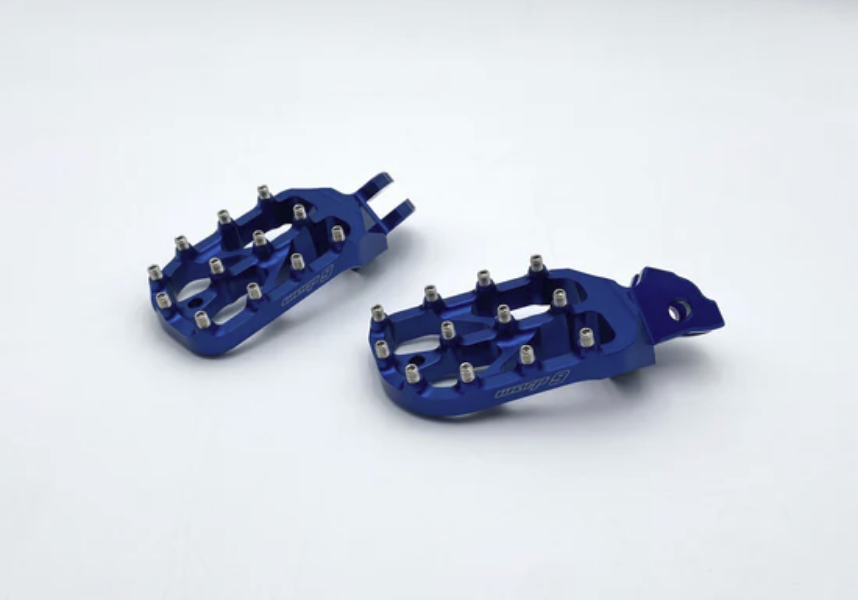 Warp 9 Elite Foot Pegs Blue