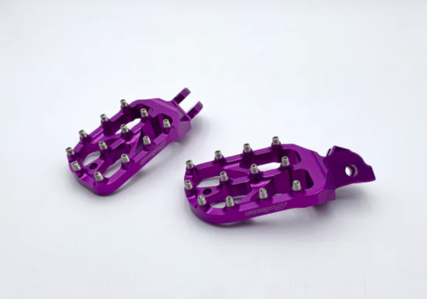 Warp 9 Elite Foot Pegs Purple